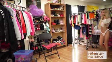 BTS - Petite Kenzie Reeves Cruises The Internet For Bryan Gozzling's Rough Sex!