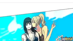 Stepsister Temptation: Stepmom Teaches Steamy Lessons in Anime Gaming Den