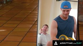 Straight Jock Kyler Drayke Fucks Shy Gay Buddy Jack Hunter Facesitting Bareback Anal