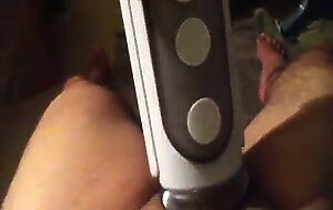 Uncut penis doing tenga flip