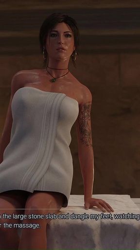 Sexy Queen Lara Cheating with a Servant and Getting Fucked, Visual Novel