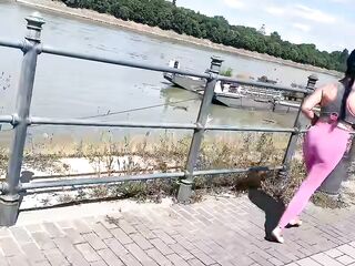 Sporty Older Public Butt Banged by Stranger Mans