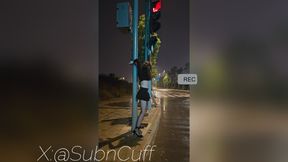 SubnCuff_OutdoorHeavyRainSelfCuffedtoPole&SpreaderBar0729