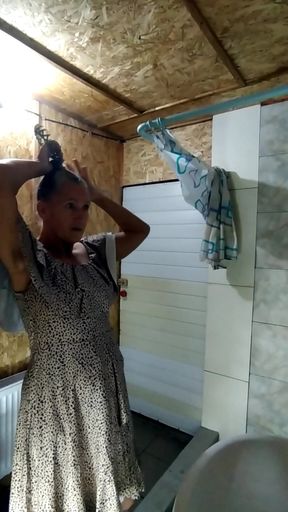 Hot Housewife Lukerya Enjoys the Warmth of Autumn Pleasures.