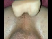 Dildo Sexe machine. Sissy lucie