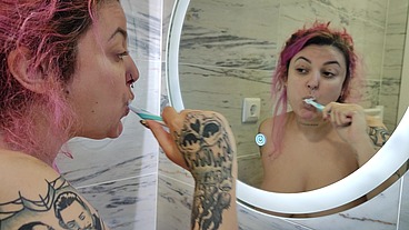 4K DENTAL HYGIENIST ROUTINE MOUTH FETISH CLOSEUPS NAKED REBECA ADDAMS