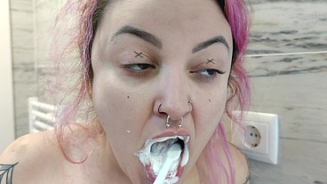 4K DENTAL HYGIENIST ROUTINE MOUTH FETISH CLOSEUPS NAKED REBECA ADDAMS