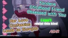 Getting Caught Doing...? Yandere Crush Confesses Shes Obsessed With You [blowjob] [asmr]