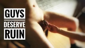 Locked in Metal Chastity, 3-Day Edging Ends with Ruined Orgasm