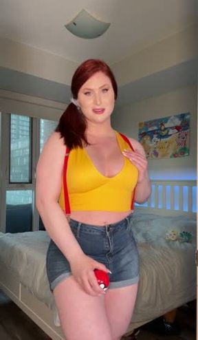 Curvy Trans Misty Cosplay POV