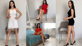 JOI, handjob, oiled legs teasig