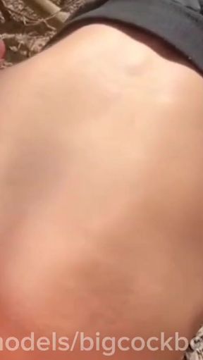 Must-share moment from "Gay bear hammers a young guy's ass in a factory right in public"