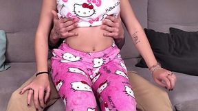 Stepdad is going to keep her little pussy well-used for now