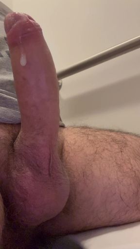 Had to go to the bathroom at the dentist today ! My cock was about to blow up but I was able to hold it in !