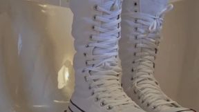 White XXHI Converse vs Apples