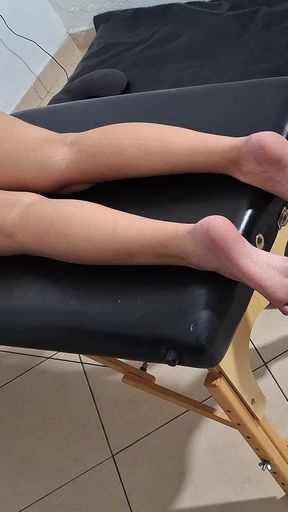 Relaxing Back Massage with a Hot Candle. Sfw