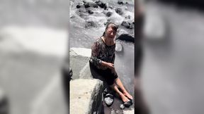 A Day in Nature! Mud Dirty Feet, Pissing in the Woods & Very Dirty Panty for Someone Special!