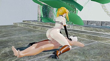 Mirai Akari Sex And Dance Cynical Night Plan Hentai Vtuber Girl Big Boobs Mmd 3D Orange Boots