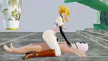 Mirai Akari Sex And Dance Cynical Night Plan Hentai Vtuber Girl Big Boobs Mmd 3D Orange Boots