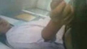 Kinky sex with amateur nun from Sri Lanka - she strokes and blows me