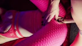 Ripped Leggings Fucking & Cumming on Pussy