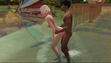 Sexo em p&uacute_blico na praia