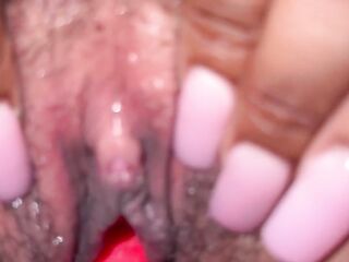 BACK WITH FRESH TOY!! INTENSIVE CLIMAX & LOUD GROANING !! SQUIRTING ALL OVER TOY !