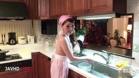 Hot Asian MILF gives jaw-dropping blowjob before POV sex