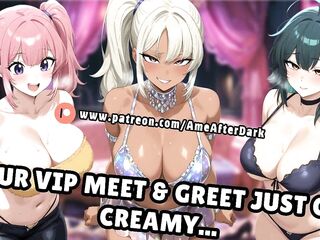 Chick Pot Hotty Group Backstage Meet & Greet Turns Into Wild Fan Creampie Fuckfest