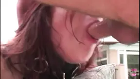 Sweet redhead gets double-pounded in wild threesome