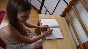 Teacher, my cunt is wet with hot russian Amanda Clarke