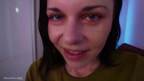 AimeeWavesXXX's Amateur Passion in Waiting Room Heat