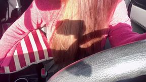 Busty Italian MILF Artemisia Love flaunts big breasts in car