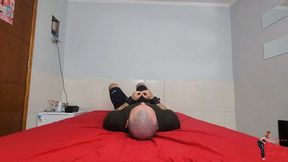 Face sitting one, part 1, Qweeen and Slave Rebbit Gay, Cam by Manu, FULL HD