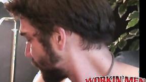 ”Deviant prick drips cum after passionate masturbation”