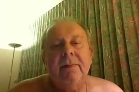 Grandpa Strokes on Webcam