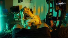 Mari Avila and Elisa Sanches, two Brazilian sluts, give a blond amateur rectal to XXX's Eva Elfie, with flawless boobies and a gigantic ass, in a dissolute and wild encounter.