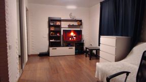 Nude dance in the dark