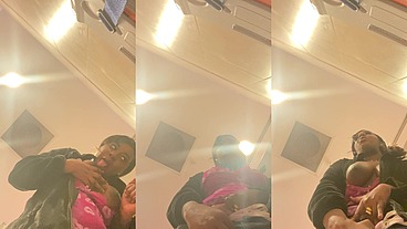 quick nut solo public masturbation in Walmart bathroom