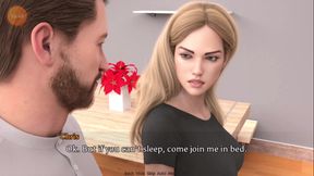 A Perfect Marriage #8 Chris and Anne chat while in bed.