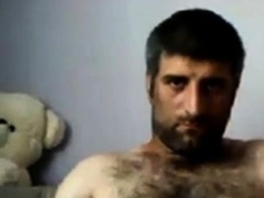 Masturbating Turkey-Turkish Natural Bear Volkan 2