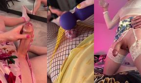 Big dick femboy cumshot compilation 4 destroyed raw monster cock