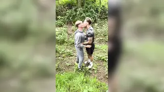 Blond College Boys Bareback Fucking and Breeding Outdoors