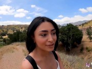 Real Teens - Idaho Teen Vanessa Moon Gives A Nice Head On A Hike Trail Before Fucking In The Hotel