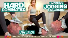 I can be so mean and dominate him with my jogging sneakers after training ( Foot Domination with Lady Lia Lou ) - 4K UHD MP4