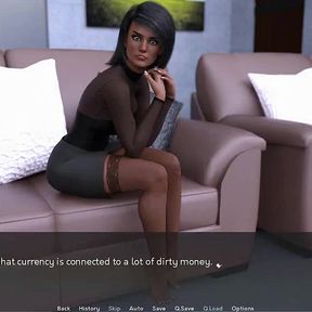 Pantyhoes: the employees are angry to their boss, because  he fucked them all ep 8