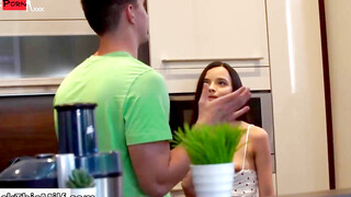 Petite Hottie Older Brother's Little Sister Fucked Hard - Taboo Sibling Sex