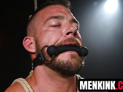 Tryp Bates begs for more as Sean Xavier fucks him in rope bondage