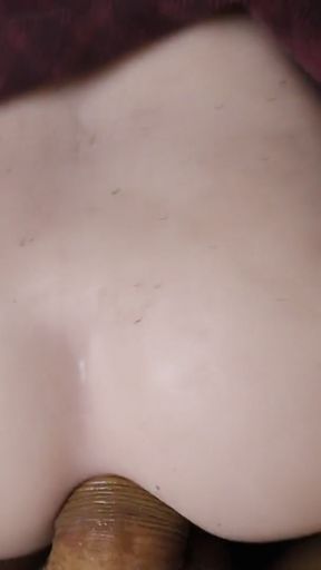 DELICIOUS Ass enjoys my cock and gets a portion of sperm!   Clip 1