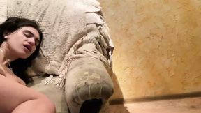 Petite Teen Solo Anal Masturbation With Cucucmber